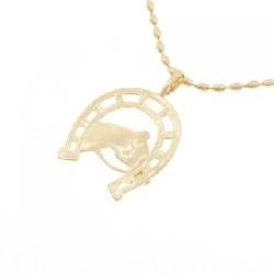 K18YG Dây chuyền hình móng ngựa - Hàng hiệu Authentic 848250