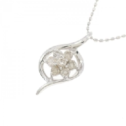 K18WG Hoa Kim Cương Dây Chuyền 0.25CT - Hàng hiệu Chính hãng 859277