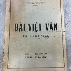 BÀI VIỆT-VĂN THI TÚ TÀI I ABCD