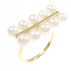 Nhẫn ngọc trai Akoya K18YG - Hàng hiệu Authentic