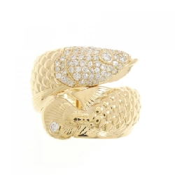 Nhẫn kim cương Pavé K18YG 0.35CT 671817