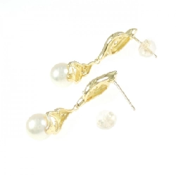 K18YG Bông tai ngọc trai Akoya 7.2mm - Hàng hiệu Chính hãng 867854