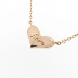 K18PG Dây chuyền trái tim kim cương 0.08CT - Hàng hiệu Authentic 859846