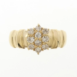 Nhẫn kim cương K18YG 0.30CT 667608