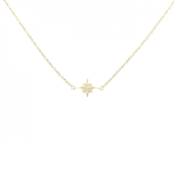 K18YG Dây chuyền kim cương 0.01CT - Hàng hiệu Chính hãng