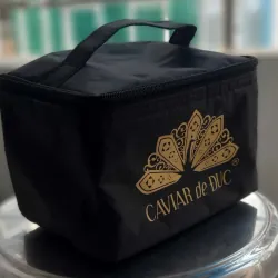 Túi đựng hộp cơm giữ nhiệt lót bạc vải Canvas không thấm nước, đựng bình nước giữ nhiệt 1013473