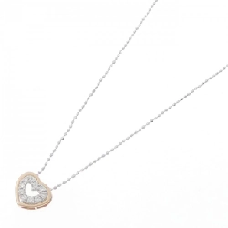 K18PG/K18WG 2WAY Mặt Dây Chuyền Hình Trái Tim Đính Kim Cương 0.09CT - Hàng hiệu Chính Hãng 860199