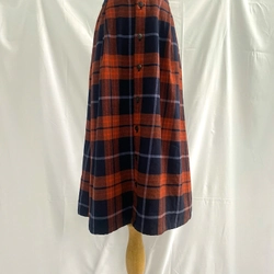 🌻CHÂN VÁY CARO ĐỎ, Size M-L, Eo chun, Mới 90% 452767
