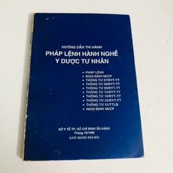 PHÁP LỆNH HÀNH NGHỀ Y DƯỢC TƯ NHÂN 
