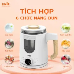 UNIE UEK1081W – Ấm siêu tốc 6in1 cho gia đình hiện đại 784287