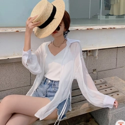 Áo sơ mi trắng mỏng đi biển 544011