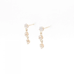 K18PG Bông tai Cubic - Hàng hiệu Chính hãng 870288