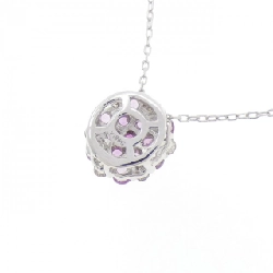 K18WG Đá màu Dây chuyền - Hàng hiệu Chính hãng 861302