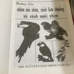 sách thú cưng: HƯỚNG DẪN CHĂM SÓC CHIM cách làm chuồng và cách nuôi chim DAVID ANDERTON 361746