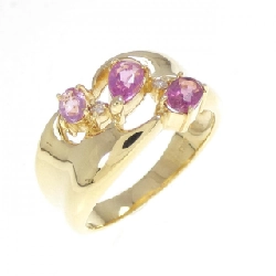 Nhẫn Tourmaline K18YG - Hàng hiệu Chính hãng