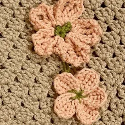 TÚI SỢI MÓC TAY HOẠ TIẾT DỄ THƯƠNG - HANDMADE CROCHET BAG 763501