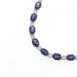 K18WG Sapphire Necklace 13.48CT - Hàng hiệu Authentic 858139