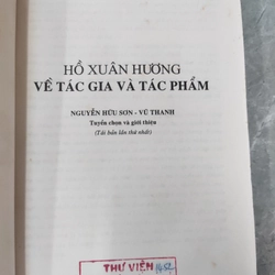 Hồ Xuân Hương về tác giả và tác phẩm 323784