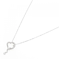 K18WG Dây chuyền kim cương hình trái tim 0.15CT - Hàng hiệu chính hãng 861698