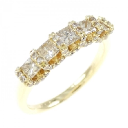 Nhẫn kim cương K18YG 0.70CT