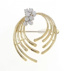 750YG/750WG Kim cương Brooch - Hàng hiệu Chính hãng