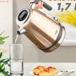 🔥 Ấm siêu tốc UNIE UEK1762C – Dung tích 1.7L, công suất 2200W, đun sôi cực nhanh! 716116