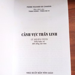 Cảnh Vực Thần Linh - Tiểu Luận Về Đời Sống Nội Tâm / Linh mục Pierre Teilhard De Chardin 186746