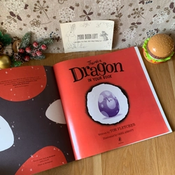 Sách tranh There's a Dragon in Your Book, Used, Picture Book For Kids 442996