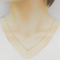 K18YG Solitaire Dây chuyền kim cương 0.15CT - Hàng hiệu Chính hãng 858344