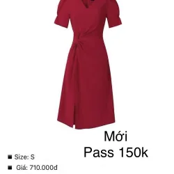 Váy liền September chính hãng còn mới size S màu đỏ 1004442