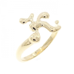 Nhẫn K18YG Chữ K - Hàng hiệu Chính hãng