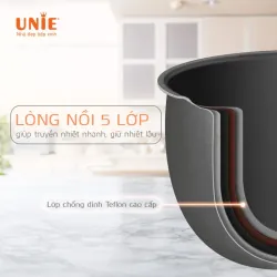 Nồi cơm điện UNIE UE – 625 dung tích 1.8L, lòng nồi chống dính Teflon 799146