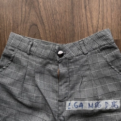 Quần baggy caro size S 493278