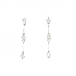 K18WG Bông tai kim cương 0.50CT - Hàng hiệu Chính hãng