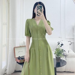 Váy đũi mềm mát, size S, M, có dây cột nơ để chỉnh eo phù hợp, mới 95% 192260