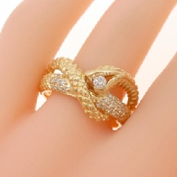 Nhẫn kim cương K18YG hình rắn 0.23CT - Hàng hiệu chính hãng 848366