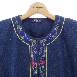 【Mã giảm giá】【Cổ điển】Thời trang Leonar LEONARD FASHION Áo khoác không cổ 640334