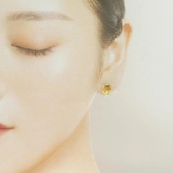 K18YG Citrine Bông tai - Hàng hiệu Chính hãng 869762