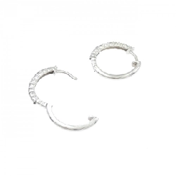 PT900 Bông tai kim cương hình vòng 0.40CT - Hàng hiệu Chính hãng 869790