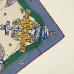 HERMES CHORUS STELLARUM H243912S Khăn choàng - Hàng hiệu Authentic 834676