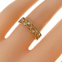 Nhẫn kim cương K18YG 0.10CT 666761