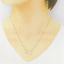 K18YG Dây chuyền kim cương hình trái tim Pavé 0.60CT - Hàng hiệu Chính hãng 861712