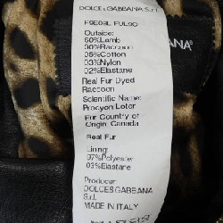 Dolce & Gabbana DOLCE&GABBANA F9E08L/FUL9C Áo khoác da - Hàng hiệu Chính hãng 814949