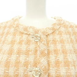 【Mã giảm giá】Áo khoác không cổ CHANEL 636725