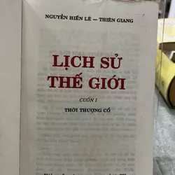 LỊCH SỬ THẾ GIỚI - NGUYỄN HIẾN LÊ & THIÊN GIANG 738174