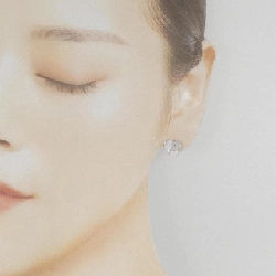 K14WG Bông tai kim cương lá 0.04CT - Hàng hiệu Chính hãng 876502