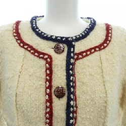 【Khuyến mãi】Áo khoác không cổ CHANEL 636871