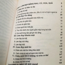 LÀM ĐẸP BẰNG RAU, CỦ HOA QUẢ - 203 trang, nxb: 2007 354899