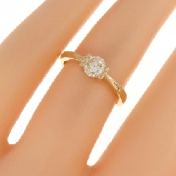 Nhẫn kim cương K18YG 0.45CT 673560