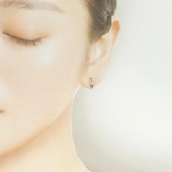 K18YG Bông tai Ruby - Hàng hiệu Chính hãng 869751